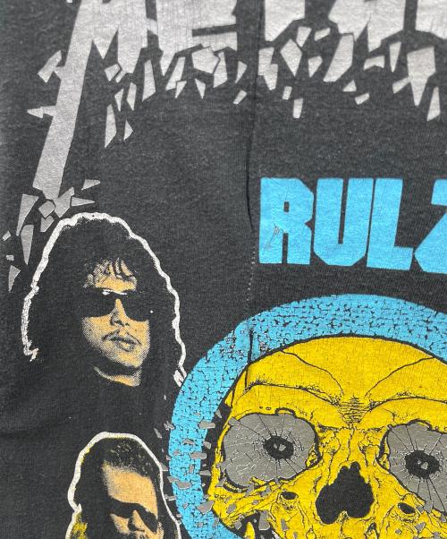 METALLICA（メタリカ）METALLICA (メタリカ) バンドTシャツ ブラック サイズ:実寸サイズにてご確認ください。の古着・服飾アイテム