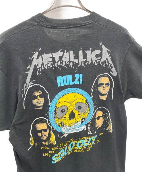 METALLICA（メタリカ）METALLICA (メタリカ) バンドTシャツ ブラック サイズ:実寸サイズにてご確認ください。の古着・服飾アイテム