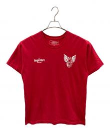 NEIGHBORHOOD×RATS（ネイバーフッド×ラッツ）の古着「ショートスリーブシャツ TOKYO ROUGH RIDERS（トウキョウ ラフ ライダーズ）」｜レッド