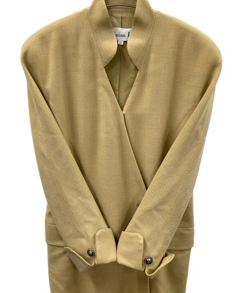 Christian Dior（クリスチャン ディオール）Christian Dior (クリスチャン ディオール) コート カーキ サイズ:11の古着・服飾アイテム