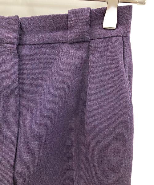 Christian Dior（クリスチャン ディオール）Christian Dior (クリスチャン ディオール) タックパンツ パープル サイズ:Lの古着・服飾アイテム