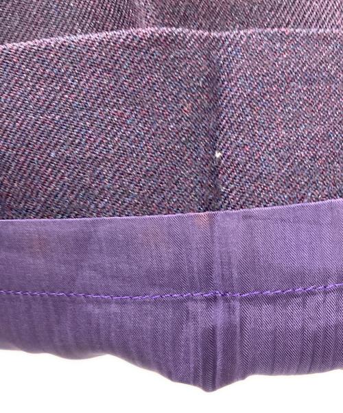 Christian Dior（クリスチャン ディオール）Christian Dior (クリスチャン ディオール) タックパンツ パープル サイズ:Lの古着・服飾アイテム