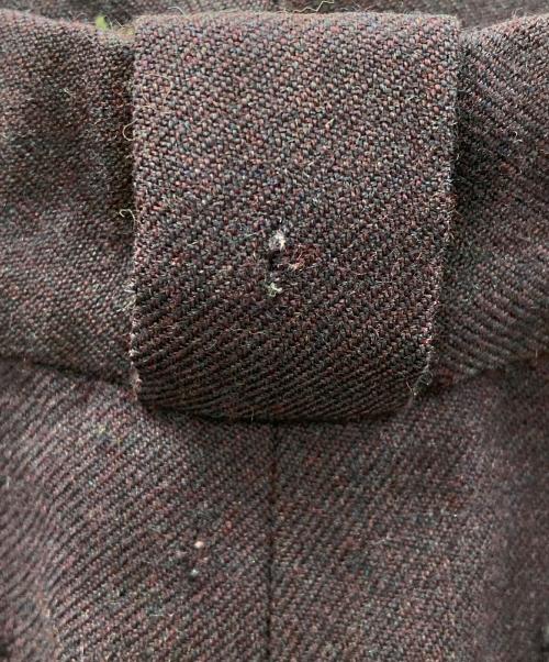 Christian Dior（クリスチャン ディオール）Christian Dior (クリスチャン ディオール) タックパンツ パープル サイズ:Lの古着・服飾アイテム