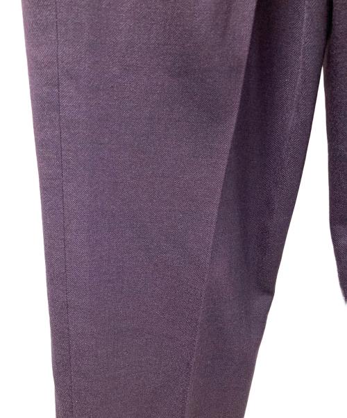 Christian Dior（クリスチャン ディオール）Christian Dior (クリスチャン ディオール) タックパンツ パープル サイズ:Lの古着・服飾アイテム