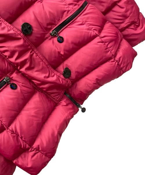 MONCLER（モンクレール）MONCLER (モンクレール) ダウンジャケット レッド サイズ:1の古着・服飾アイテム