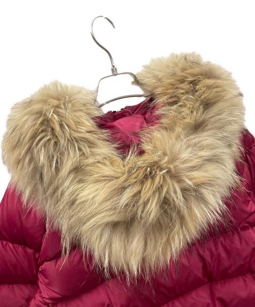 MONCLER（モンクレール）MONCLER (モンクレール) ダウンジャケット レッド サイズ:1の古着・服飾アイテム