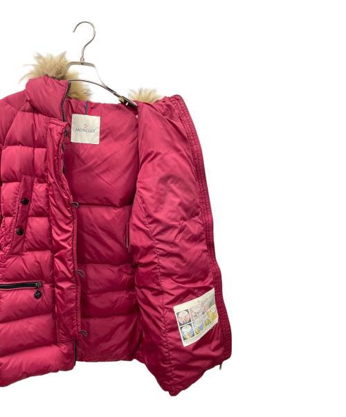MONCLER（モンクレール）MONCLER (モンクレール) ダウンジャケット レッド サイズ:1の古着・服飾アイテム