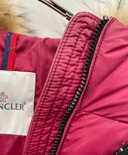 MONCLER（モンクレール）MONCLER (モンクレール) ダウンジャケット レッド サイズ:1の古着・服飾アイテム