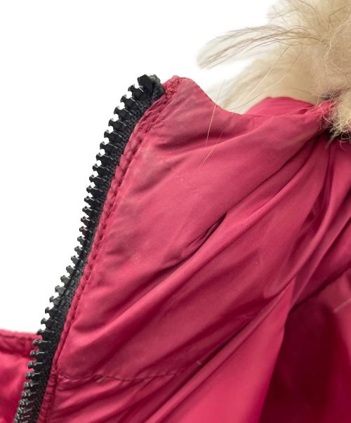 MONCLER（モンクレール）MONCLER (モンクレール) ダウンジャケット レッド サイズ:1の古着・服飾アイテム