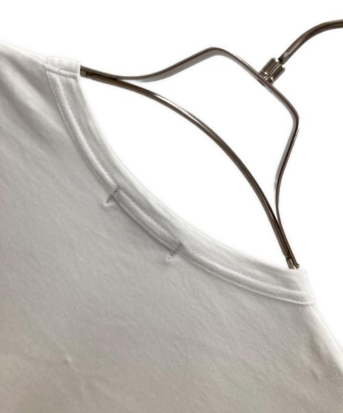COMME des GARCONS（コムデギャルソン）COMME des GARCONS (コムデギャルソン) 半袖カットソー チェーン装飾スケッチTシャツ ホワイト サイズ:Mの古着・服飾アイテム