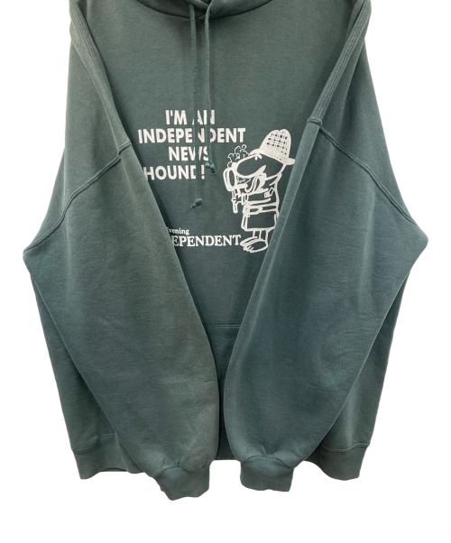 RUSSELL ATHLETIC（ラッセルアスレチック）RUSSELL ATHLETIC (ラッセルアスレチック) プルオーバーパーカー グリーン サイズ:XXLの古着・服飾アイテム