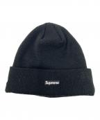 SUPREME×New Eraシュプリーム×ニューエラ）の古着「ニットキャップ S LogoBeanie 20AW（S ロゴビーニー 20AW）」｜ブラック