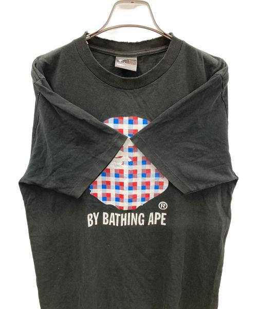 BAPE BY A BATHING APE（ベイプバイアベイシングエイプ）BAPE BY A BATHING APE (ベイプバイアベイシングエイプ) Tシャツ ブラック サイズ:Mediumの古着・服飾アイテム