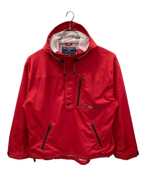 POLO SPORT（ポロスポーツ）POLO SPORT (ポロスポーツ) アノラックパーカー レッド サイズ:Lの古着・服飾アイテム