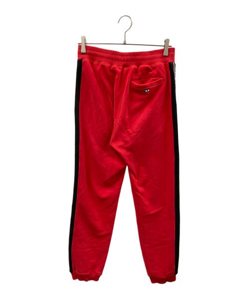 DIESEL（ディーゼル）DIESEL (ディーゼル) スウェットパンツ AMSB-BOUNSS-HT02（アムスビー-ボウンス-エイチティーゼロツー） レッド サイズ:Lの古着・服飾アイテム