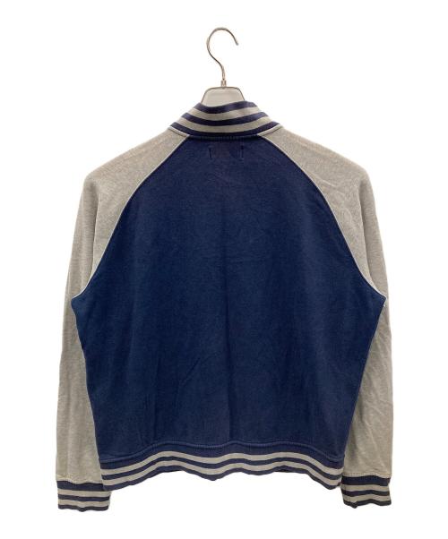 POLO RALPH LAUREN（ポロ・ラルフローレン）POLO RALPH LAUREN (ポロ・ラルフローレン) ジップジャケット ネイビー×グレー サイズ:XLの古着・服飾アイテム