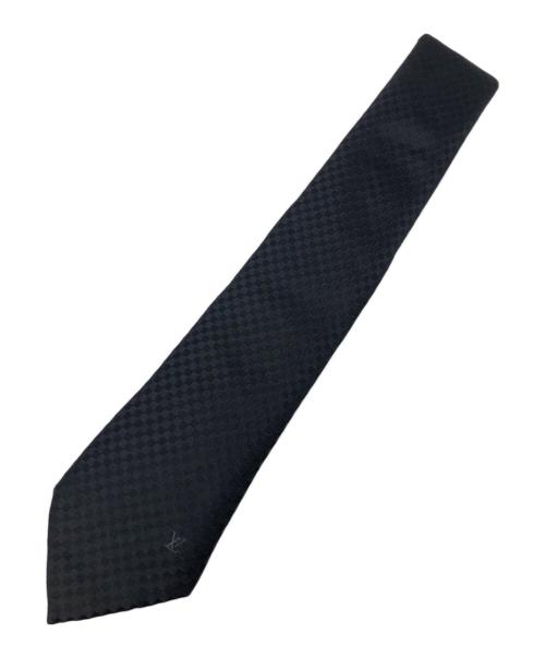 LOUIS VUITTON（ルイ ヴィトン）LOUIS VUITTON (ルイ ヴィトン) ネクタイ ブラック サイズ:実寸サイズにてご確認ください。の古着・服飾アイテム