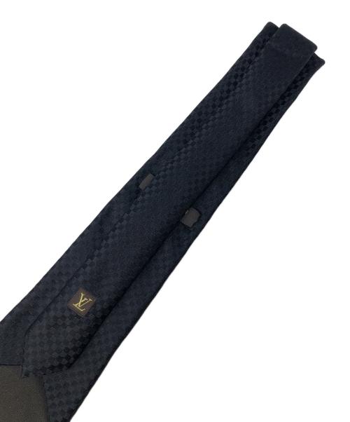 LOUIS VUITTON（ルイ ヴィトン）LOUIS VUITTON (ルイ ヴィトン) ネクタイ ブラック サイズ:実寸サイズにてご確認ください。の古着・服飾アイテム