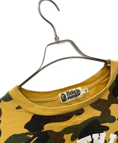A BATHING APE（アベイシングエイプ）A BATHING APE (アベイシングエイプ) ロングスリーブTシャツ カーキ サイズ:2XLの古着・服飾アイテム