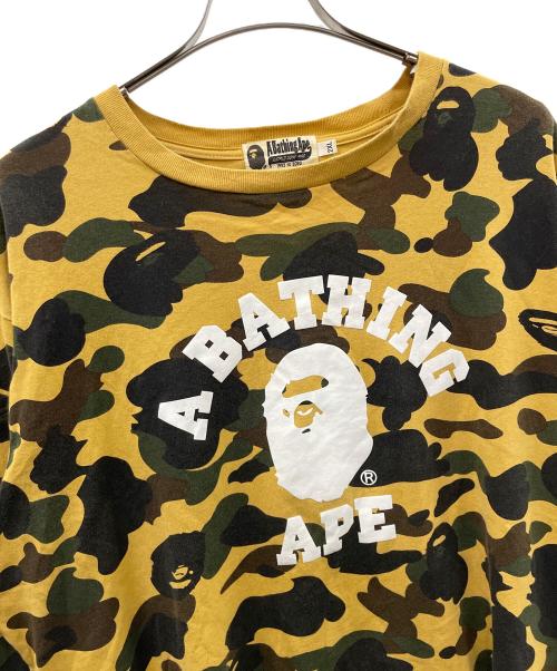 A BATHING APE（アベイシングエイプ）A BATHING APE (アベイシングエイプ) ロングスリーブTシャツ カーキ サイズ:2XLの古着・服飾アイテム