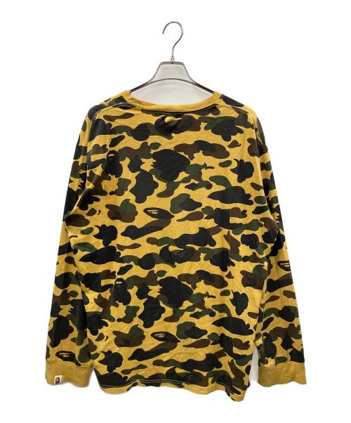 A BATHING APE（アベイシングエイプ）A BATHING APE (アベイシングエイプ) ロングスリーブTシャツ カーキ サイズ:2XLの古着・服飾アイテム