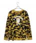 A BATHING APE（アベイシングエイプ）の古着「ロングスリーブTシャツ」｜カーキ