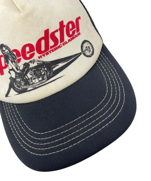 Hysteric Glamour（ヒステリックグラマー）Hysteric Glamour (ヒステリックグラマー) メッシュキャップ ブラック サイズ:実寸サイズにてご確認ください。の古着・服飾アイテム