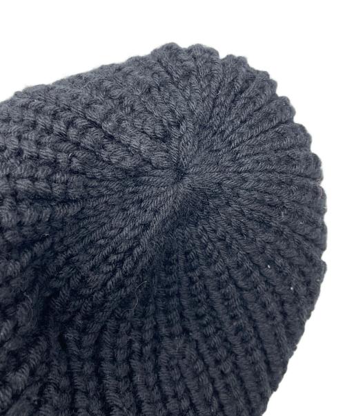 MONCLER（モンクレール）MONCLER (モンクレール) FRAGMENT (フラグメント) ニットキャップ ビーニー ブラック サイズ:実寸サイズにてご確認ください。の古着・服飾アイテム