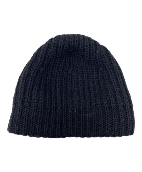 MONCLER（モンクレール）MONCLER (モンクレール) FRAGMENT (フラグメント) ニットキャップ ビーニー ブラック サイズ:実寸サイズにてご確認ください。の古着・服飾アイテム