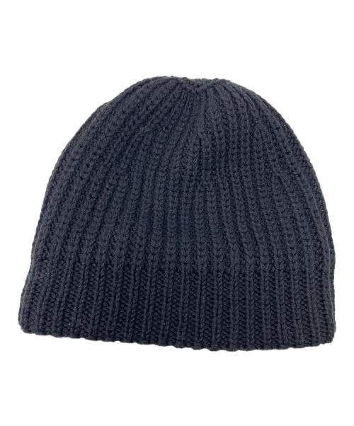 MONCLER（モンクレール）MONCLER (モンクレール) FRAGMENT (フラグメント) ニットキャップ ビーニー ブラック サイズ:実寸サイズにてご確認ください。の古着・服飾アイテム