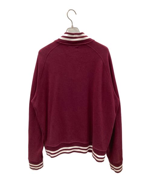 POLO RALPH LAUREN（ポロ・ラルフローレン）POLO RALPH LAUREN (ポロ・ラルフローレン) ジップアップスウェットブルゾン ボルドー サイズ:XLの古着・服飾アイテム