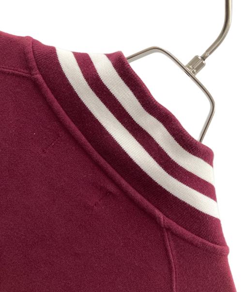 POLO RALPH LAUREN（ポロ・ラルフローレン）POLO RALPH LAUREN (ポロ・ラルフローレン) ジップアップスウェットブルゾン ボルドー サイズ:XLの古着・服飾アイテム