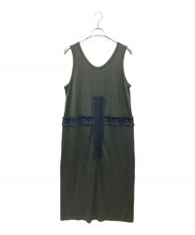 Y's（ワイズ）の古着「ノースリーブワンピース」｜オリーブ