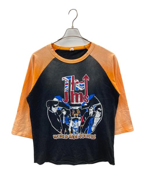 JACKSON MATISSE（ジャクソンマティス）JACKSON MATISSE (ジャクソンマティス) ラグランTシャツ WORLD TOUR 82（ワールド ツアー 82） ブラック×オレンジ サイズ:LARGEの古着・服飾アイテム