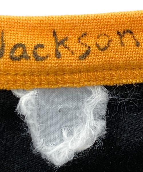 JACKSON MATISSE（ジャクソンマティス）JACKSON MATISSE (ジャクソンマティス) ラグランTシャツ WORLD TOUR 82（ワールド ツアー 82） ブラック×オレンジ サイズ:LARGEの古着・服飾アイテム