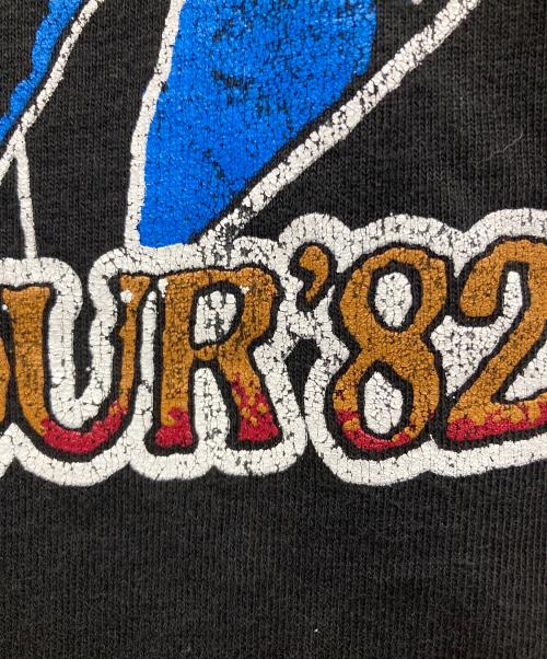 JACKSON MATISSE（ジャクソンマティス）JACKSON MATISSE (ジャクソンマティス) ラグランTシャツ WORLD TOUR 82（ワールド ツアー 82） ブラック×オレンジ サイズ:LARGEの古着・服飾アイテム
