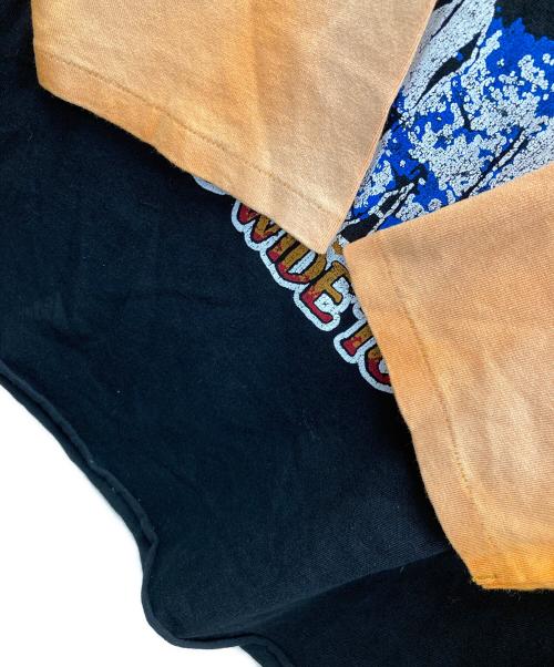 JACKSON MATISSE（ジャクソンマティス）JACKSON MATISSE (ジャクソンマティス) ラグランTシャツ WORLD TOUR 82（ワールド ツアー 82） ブラック×オレンジ サイズ:LARGEの古着・服飾アイテム