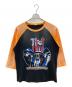 JACKSON MATISSE（ジャクソンマティス）の古着「ラグランTシャツ WORLD TOUR 82（ワールド ツアー 82）」｜ブラック×オレンジ