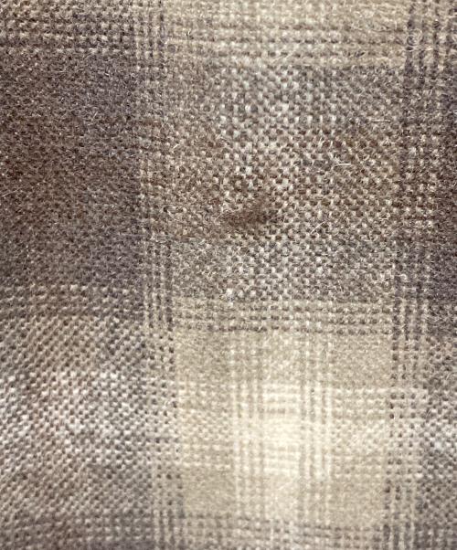 Subculture（サブカルチャー）Subculture (サブカルチャー) オープンカラーシャツ WOOL CHECK SHIRT（ウール チェック シャツ） カーキ サイズ:2の古着・服飾アイテム