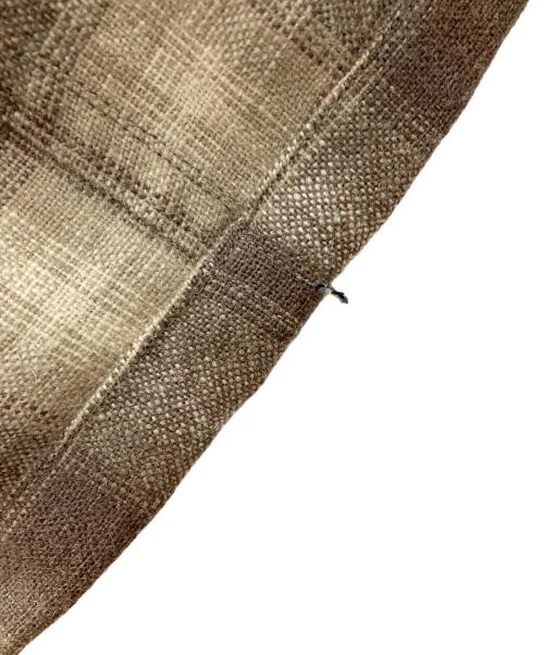 Subculture（サブカルチャー）Subculture (サブカルチャー) オープンカラーシャツ WOOL CHECK SHIRT（ウール チェック シャツ） カーキ サイズ:2の古着・服飾アイテム