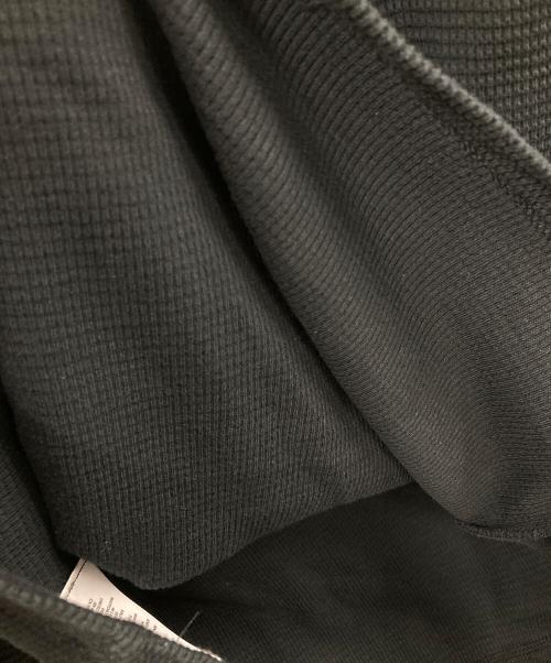 POLO RALPH LAUREN（ポロ・ラルフローレン）POLO RALPH LAUREN (ポロ・ラルフローレン) ワッフルサーマル プルオーバーパーカー ブラック サイズ:LGの古着・服飾アイテム