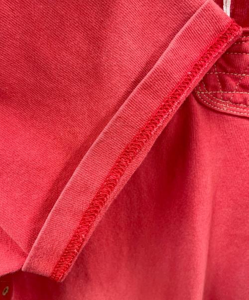 POLO RALPH LAUREN（ポロ・ラルフローレン）POLO RALPH LAUREN (ポロ・ラルフローレン) ポロシャツ レッド×オリーブ サイズ:Lの古着・服飾アイテム