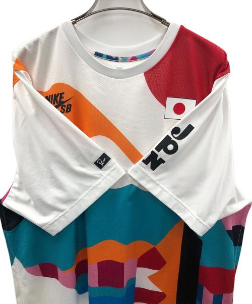 NIKE SB（ナイキエスビー）NIKE SB (ナイキエスビー) 半袖Tシャツ NIKE SB PARRA CREW JERSEY JAPAN（ナイキ エスビー パラ クルー ジャージー ジャパン） マルチカラー サイズ:XLの古着・服飾アイテム