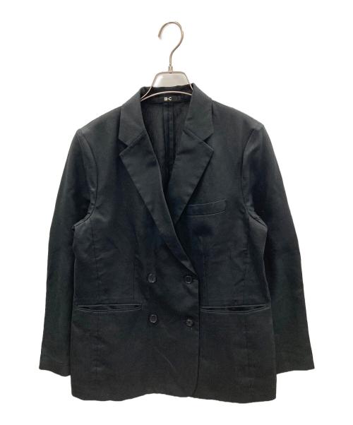UNIQLO:C（ユニクロ:シー）UNIQLO:C (ユニクロ:シー) リネンジャケット プレミアムリネンジャケットリラックスフィット ブラック サイズ:M 未使用品の古着・服飾アイテム