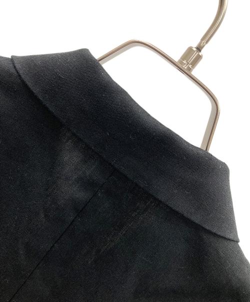 UNIQLO:C（ユニクロ:シー）UNIQLO:C (ユニクロ:シー) リネンジャケット プレミアムリネンジャケットリラックスフィット ブラック サイズ:M 未使用品の古着・服飾アイテム