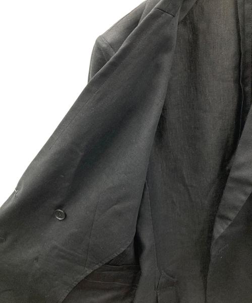UNIQLO:C（ユニクロ:シー）UNIQLO:C (ユニクロ:シー) リネンジャケット プレミアムリネンジャケットリラックスフィット ブラック サイズ:M 未使用品の古着・服飾アイテム