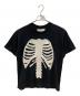 yutaka someya（ユタカ ソメヤ）の古着「骨格Tシャツ」｜ブラック