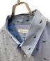 maison kitsune (メゾンキツネ) 長袖シャツ PROFILE FOX REGULAR SHIRT（プロフィール フォックス レギュラー シャツ） ブルー サイズ:XL：13000円