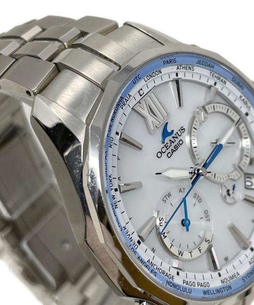 CASIO（カシオ）CASIO (カシオ) 腕時計 OCEANUS Manta（オシアナス マンタ） 電波ソーラー  ホワイト サイズ:実寸サイズにてご確認ください。の古着・服飾アイテム