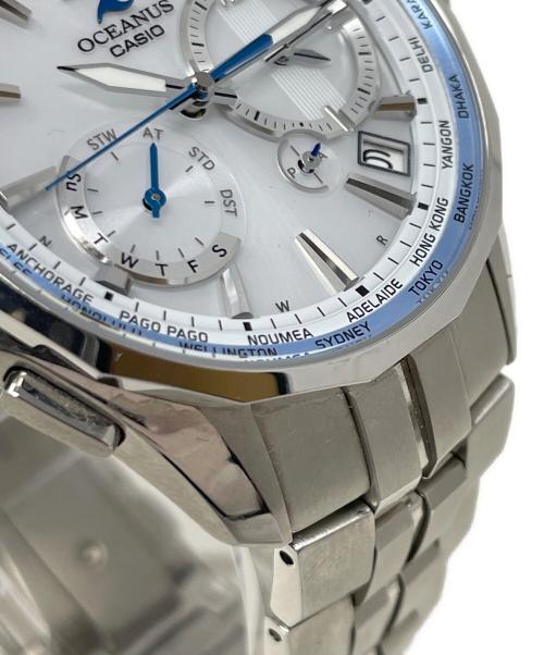 CASIO（カシオ）CASIO (カシオ) 腕時計 OCEANUS Manta（オシアナス マンタ） 電波ソーラー  ホワイト サイズ:実寸サイズにてご確認ください。の古着・服飾アイテム